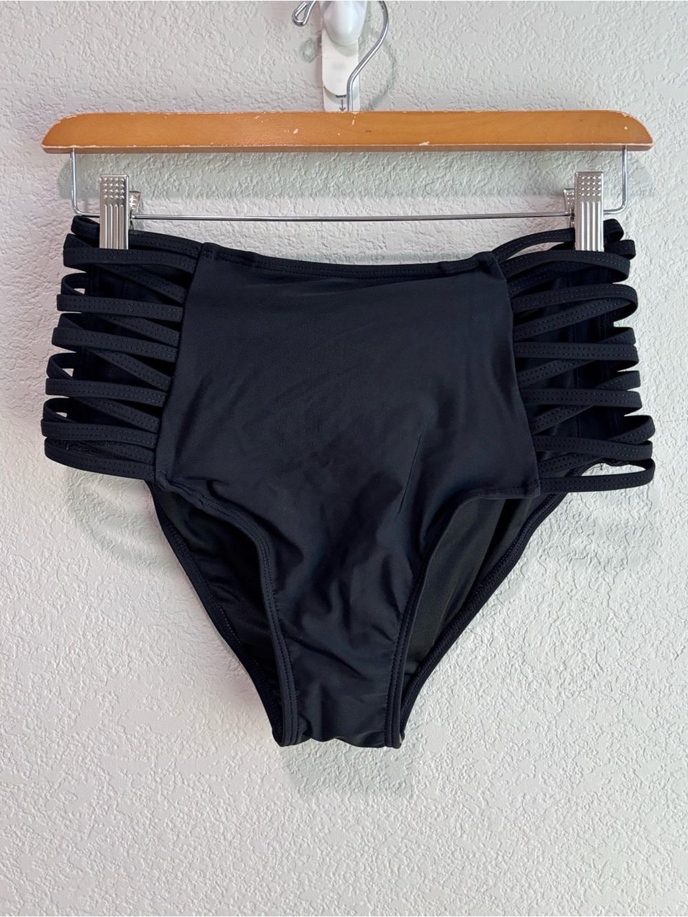 NWT Holipick Strappy High Waisted Swimsuit Bikini Bottoms Small